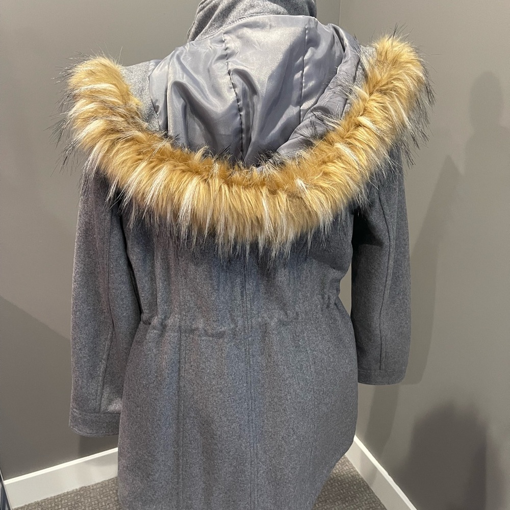 Express Gray Winter Jacket Size Medium - image 2